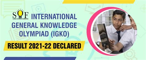 SOF International General Knowledge Olympiad (IGKO) Result .